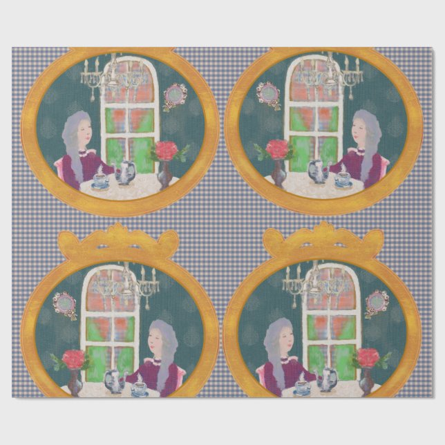 4 O’Clock in LALATOWN Wrapping Paper 3 Presentpapper (Platt)