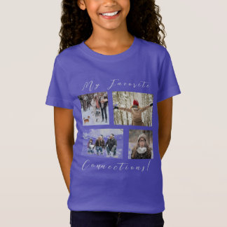 4-panelsfotomall Mina favoritanslutningar T Shirt