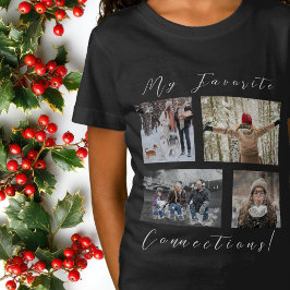 4-panelsfotomall Mina favoritanslutningar T Shirt