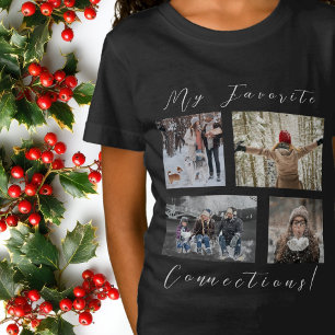 4-panelsfotomall Mina favoritanslutningar T Shirt