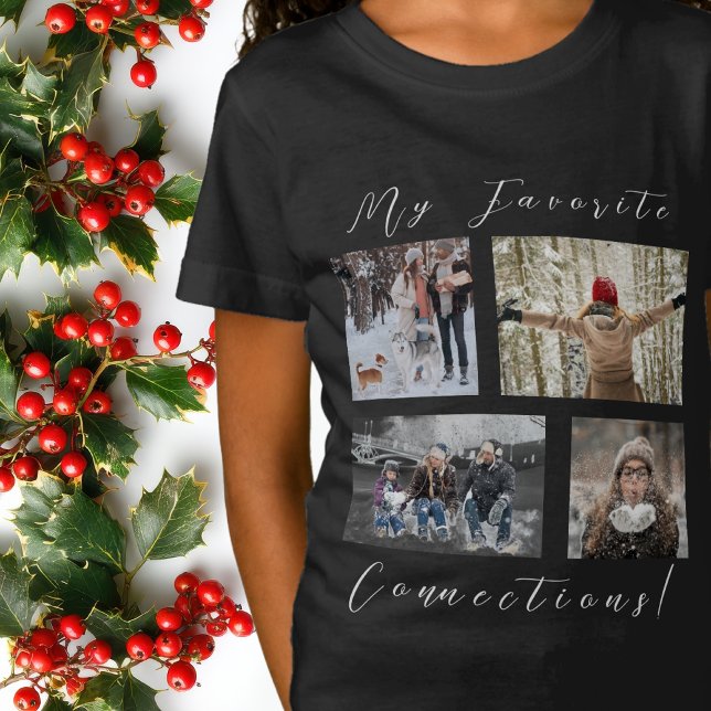4-panelsfotomall Mina favoritanslutningar T Shirt (Skapare uppladdad)