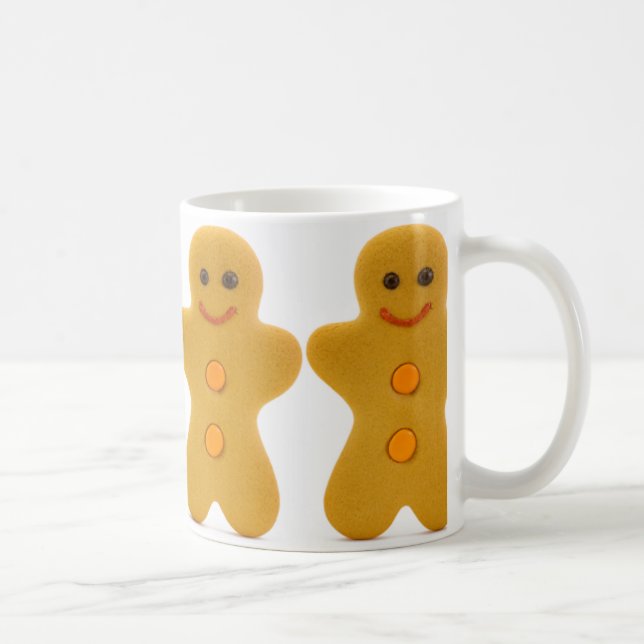 4 pepparkaksgubbar i en fodramugg kaffemugg (Höger)