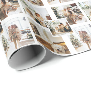 4 Personlig för fotokollage Anpassningsbar Presentpapper
