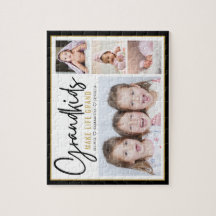 4 Photo Collage Barnbarn Make Life Grand Quote