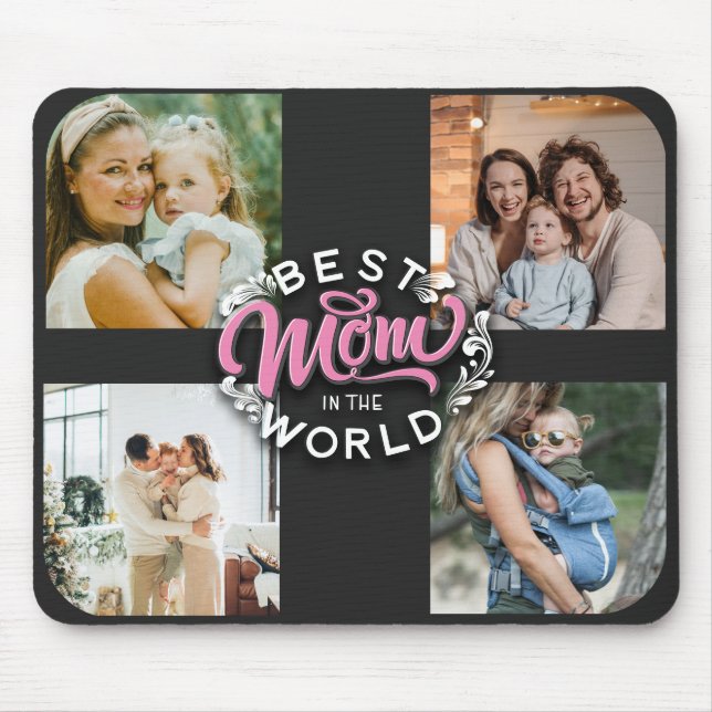 4 Photo Collage Family Memory Mors dag Musmatta (Framsidan)