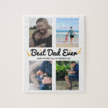 4 Photo Collage Gift for Pappa Personlig Anpassnin Pussel<br><div class="desc">4 Photo Collage Gift for Pappa Personlig Anpassningsbar</div>