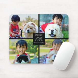 4 Photo Custom Collage Fars dag Gift Musmatta