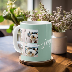 4 Photo Instagram Collage with Helgdag Joy Mint Mugg