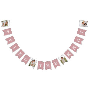 4 Photo Rehearsal Dinner Dusty Ro Bunting Flaggor