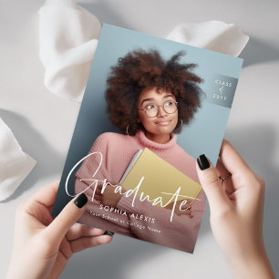 4 Photo White Overlay Elegant Studenten Meddelande