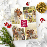 4 Photos Collage Warm Önskemål jul Monogram Vykort<br><div class="desc">4 Photos Collage Warm Önskemål jul - Monogram vykort</div>