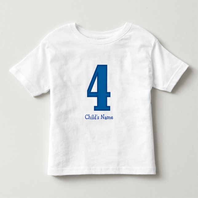 4 pojke, Namn Tee Shirt (Framsida)