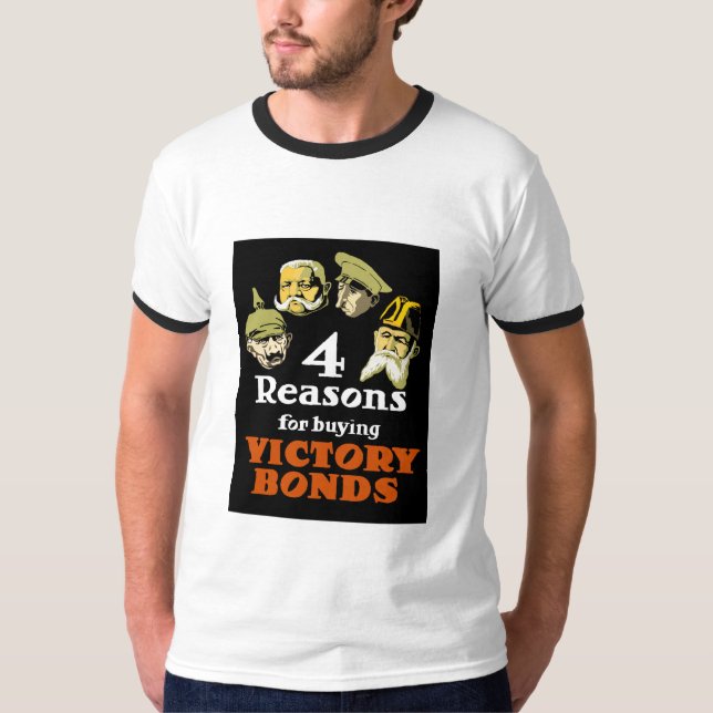 4 resonerar för köpandesegerförbindelser tee shirt (Framsida)