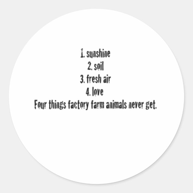 4 SAK RUNT KLISTERMÄRKE (Framsida)