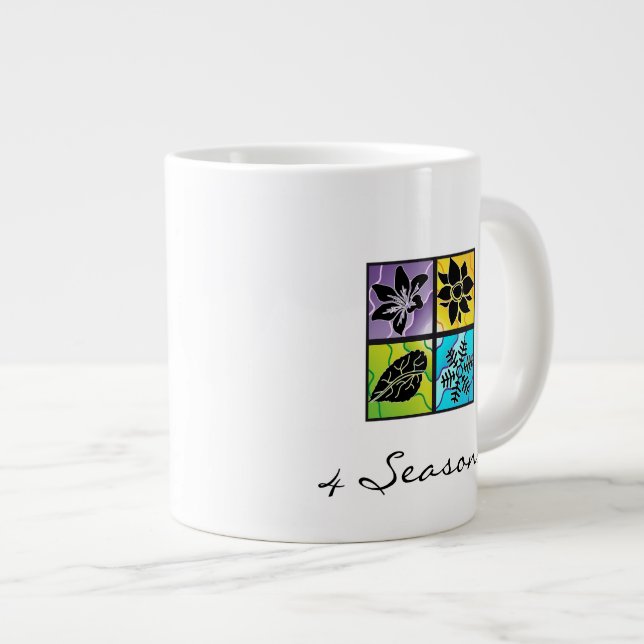 4 Säsonger Jumbo Mugg (Framsida höger)