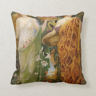4 Seasoner av Walter Crane Kudde