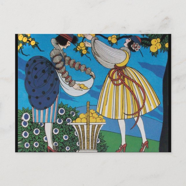 4 SEASONER /SOMMER GARDEN /MODE COSTUME DESIGNER VYKORT (Framsida)