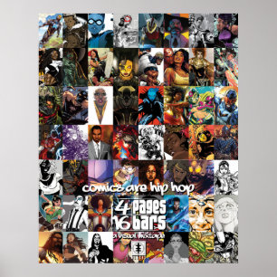 4 Sidan 16 Pub: "Tecknaderna är Hip hop" Poster