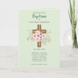 4 sidor BAPTISM-program - Blommigt Kor SAGE Program