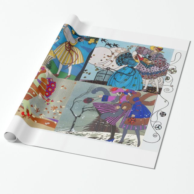 4 SJÖFARTSARTDECO BEAUTY MODE ILLUSTRATION PRESENTPAPPER (Utrullad)