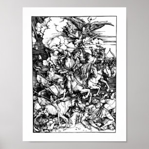 4 skicklig ryttare av apokalypset poster