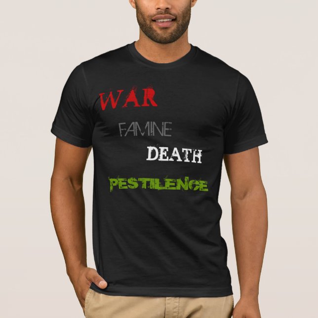 4 skicklig ryttare t shirt (Framsida)