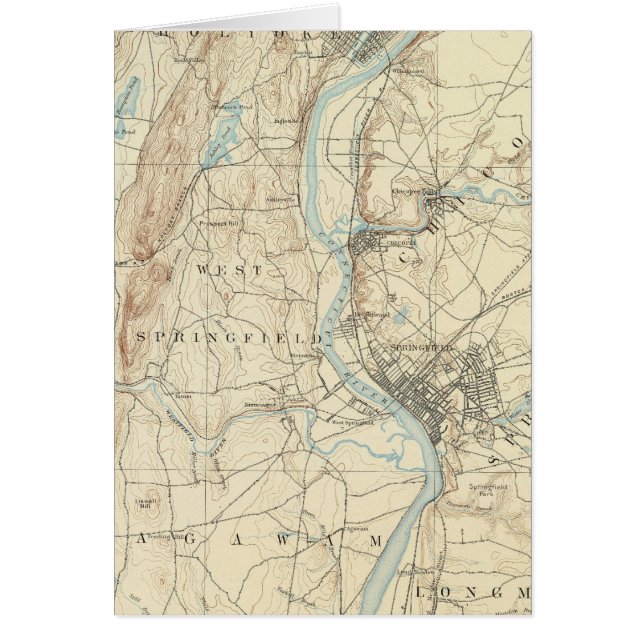 4 Springfield lakan Hälsningskort (Framsidan)