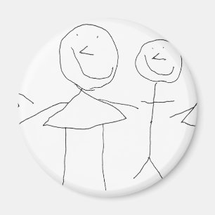 4 STICK FIGURER MAGNET