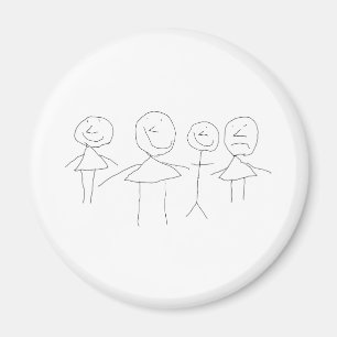 4 STICK FIGURER MAGNET