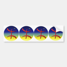 4 stickers carosserie automobile berbere amazigh bildekal