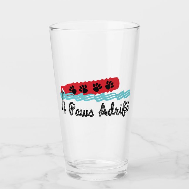 4 Tassar Adrift Pint Glass Glaskopp (Framsida)