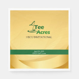 4 Tee Acres Guld Pappersservett