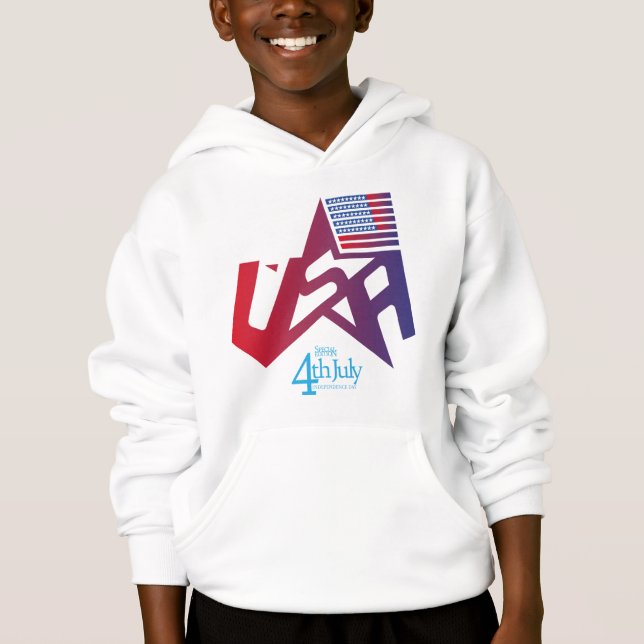 4 th July usa/eeuu texto simplificado by Masanser T Shirt (Framsida)