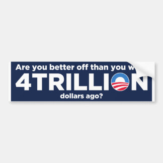 4 triljondollar bildekal