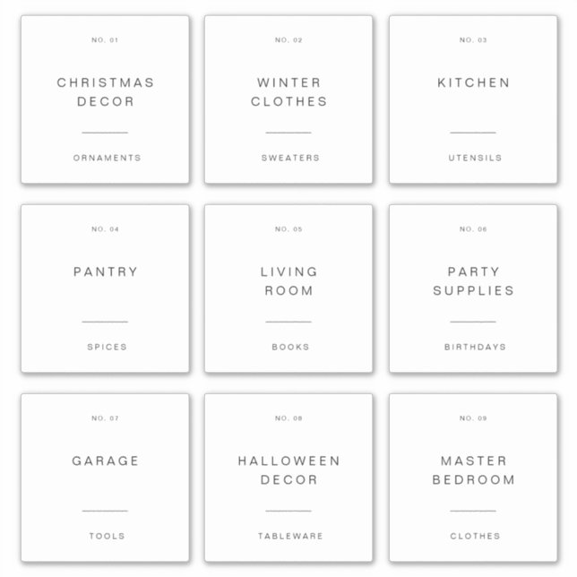 4-tums etiketter för paketering av hemlagring (Framsida)