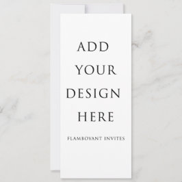 4-tums x9,25-tums/10,2 x 23,5 cm-menykort/inbjudan inbjudningar