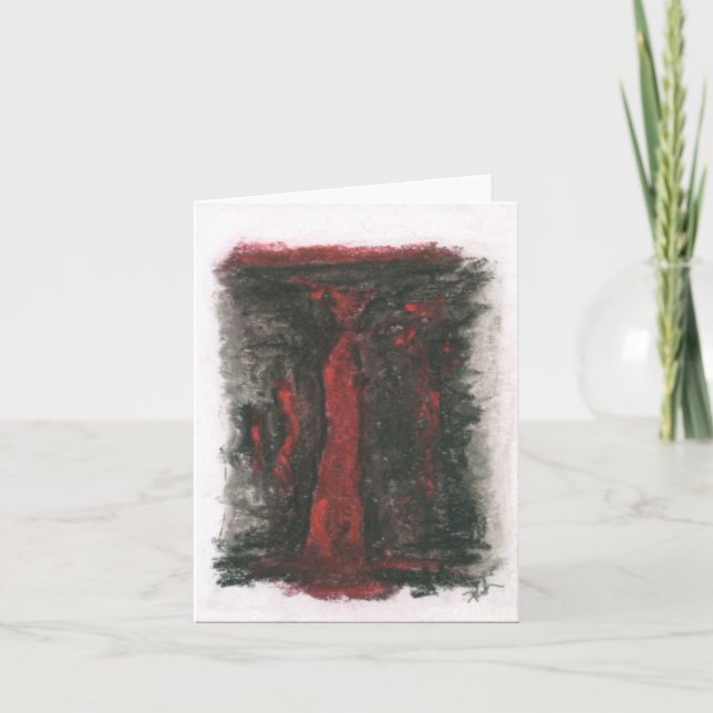 4-tums x 5,6-tums mappat anteckningskort - "ENIGMA (Framsida)