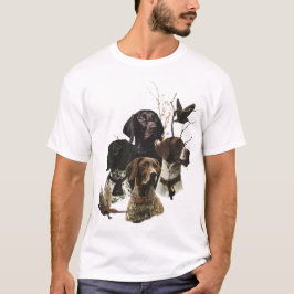 4 Tyska kortstolpe Färg T Shirt
