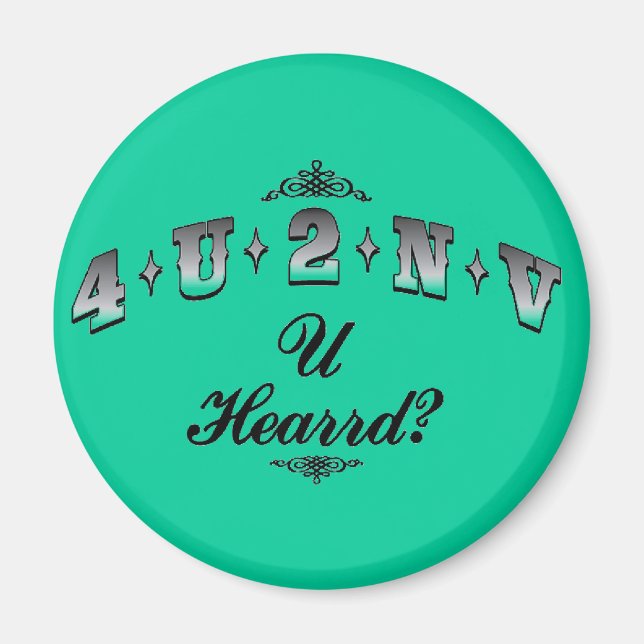 4.U.2.N.V Magnet (Framsidan)