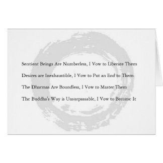 4 underbara vows hälsningskort