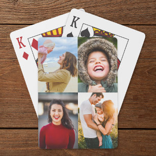 4 Uppspelningskort för fotomall Casinokort