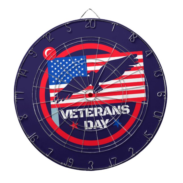 #4 Veteraners Dartspelbräda  Darttavla (Framsidan)