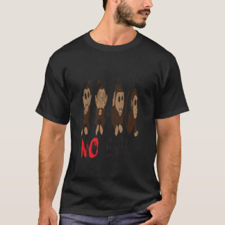 4 Wise Monkey Passande Scoop T Shirt
