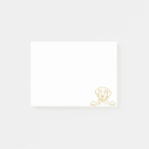4" x3" Gul lab post-it-anteckningar Post-it Block