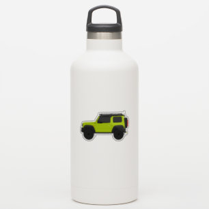 4 x 4-Anpassningsbar med liten grönt Klistermärken