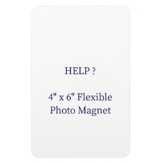 4" x 6" Flexibel Fotomagnet Magnet
