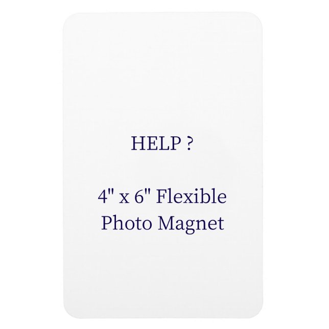 4" x 6" Flexibel Fotomagnet Magnet (Vertikal)