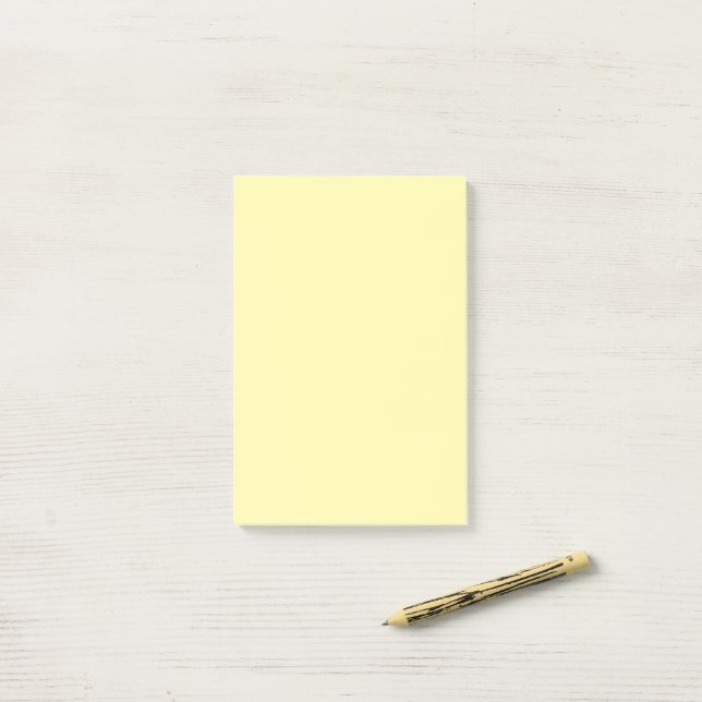 4" x 6" Ljusgul  Post-it Block (På skrivbordet)