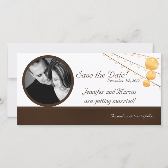 4 x 8 Förlovning Meddelande om Pappra signaturer p (Framsida)