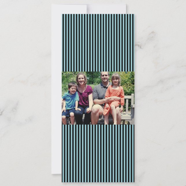 4 x 9-familjens fotopriskort julkort (Framsida)